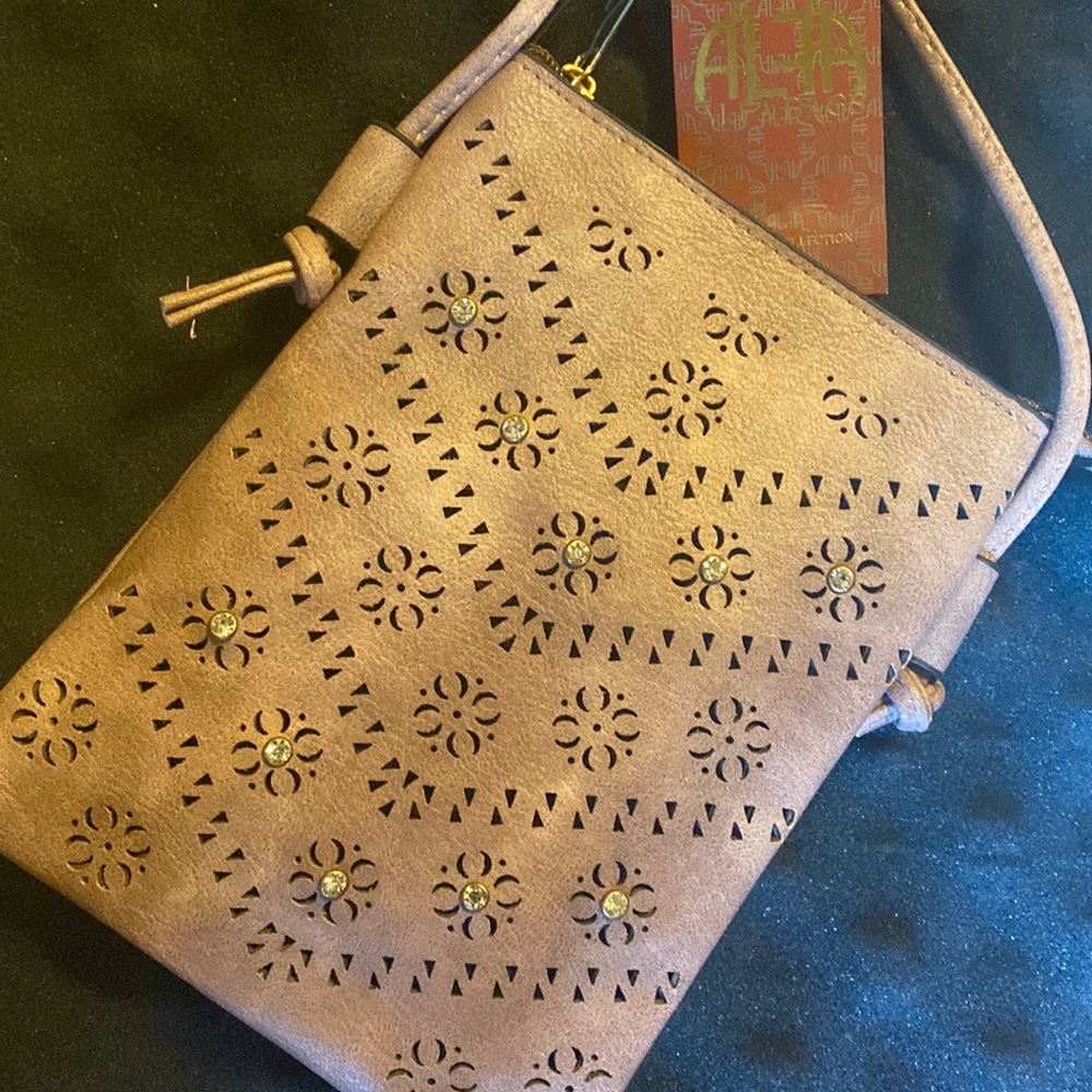 Pink Alfa crossbody purse new with tag